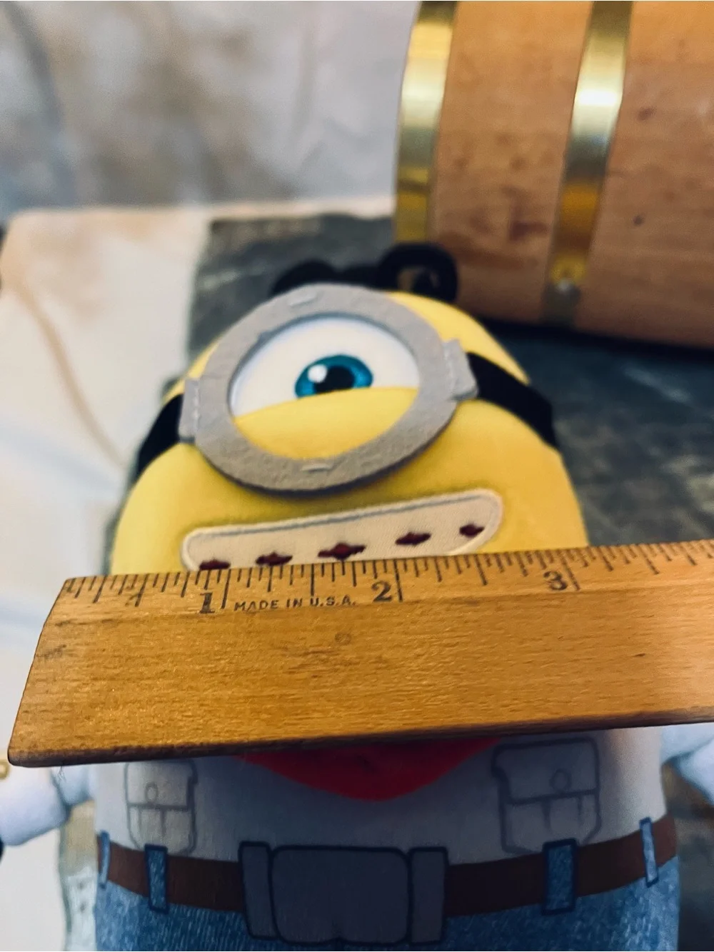 Lot of Two Yellow Plush Minion-Themed Kids Backpack Buddy